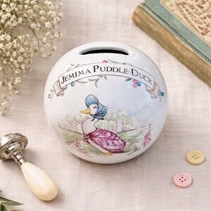 Royal Albert Jemima Puddle-Duck Christening Bank | Beatrix Potter Collectible